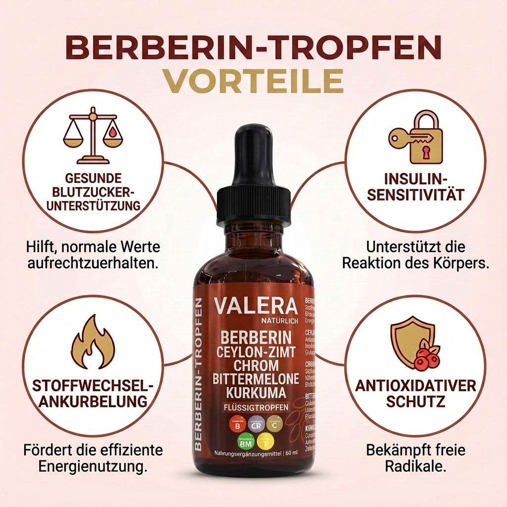 Reine Berberin-Tropfen mit Ceylon-Zimt