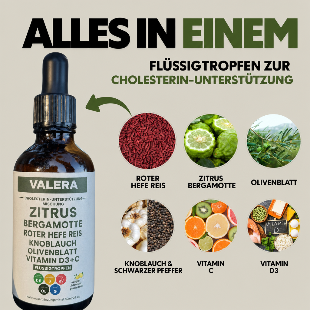Valera® Natürliche Cholesterin-Reinigung mit rotem Hefereis